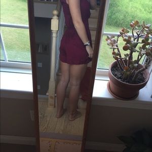 Maroon Romper